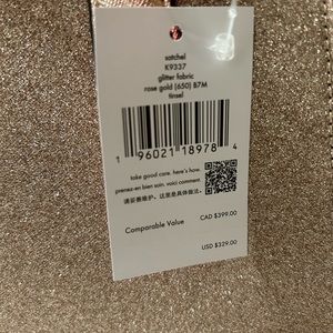 Brand new rose gold sparkly Kate spade purse